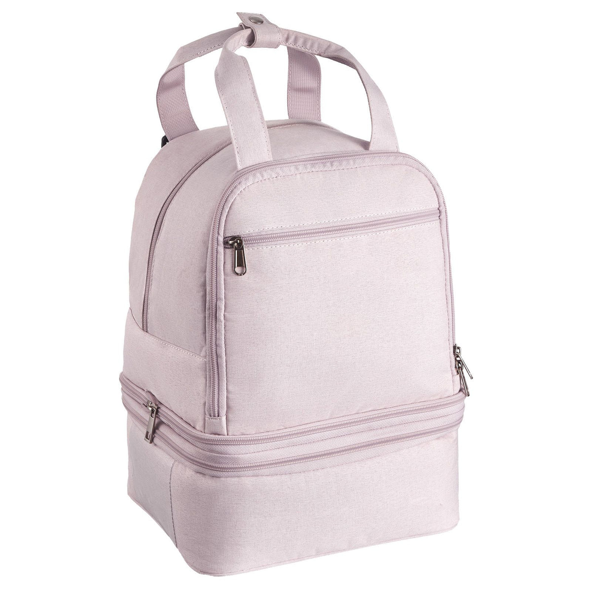Breast Pump Backpack, Breast Feeding Bag with Ice Pack, Fits for S1/S2, Pumping Accessories & Breastmilk Storage, Portable Pump Carrying Case for Work, Travel and Family Use, Light Pink