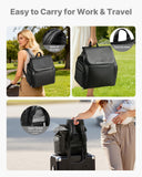 Basketball & Basketball Accessories: VEVOR Breast Pump Backpack, Breast Feeding Bag with Ice Pack, Fits for S1/S2, Pumping Accessories & Breastmilk Storage, Portable Pump Carrying Case for Work, Travel and Family Use, Black