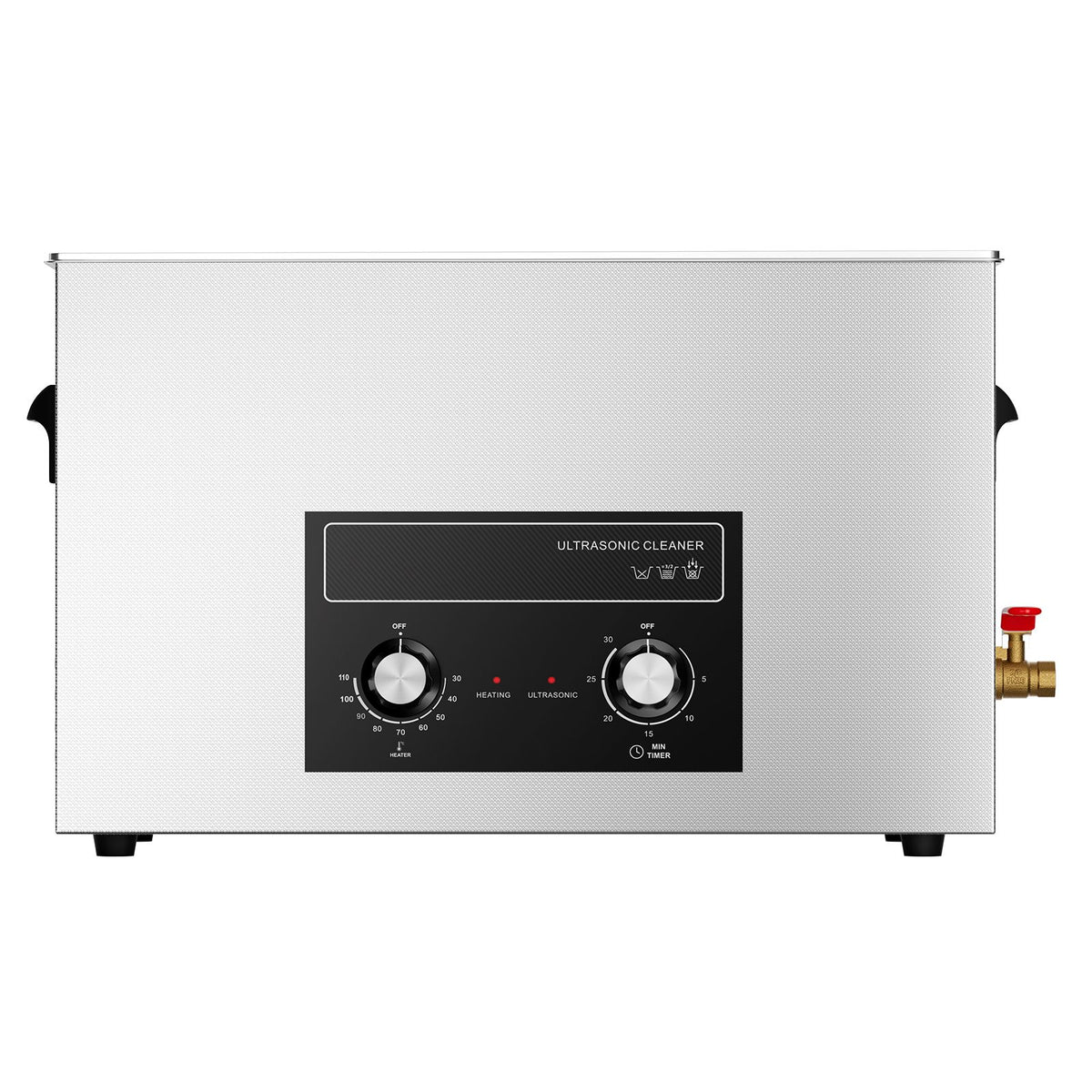 30L Ultrasonic Cleaner with Heater Timer & Basket, Professional Digital Sonic Cavitation Machine, 360W Cleaning Machine for Lab Tools, Metal Parts, Carburetor, Brass, Auto Parts, Engine Parts