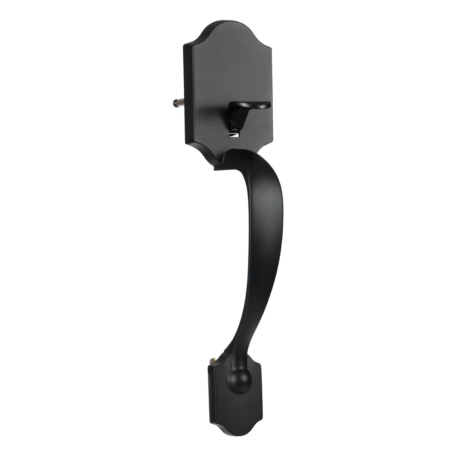 Door Hardware: VEVOR Front Door Handle and Deadbolt Set, Matte Black Front Door Lock Set with Interior Knob, Single Cylinder Handleset Adjustable Hole Spacing, for Right and Left Handed Entrance and Front Door