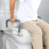 Mobility & Accessibility: VEVOR Raised Toilet Seat, 5" Height Raised, 350 lbs Weight Capacity, for Round and Elongated Toilet, Twist Lock Installation,19.1" - 21.7" Adjustable Width, for Elderly, Handicap, Patient, Pregnant, M