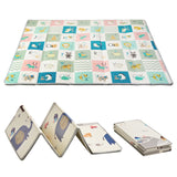 Ball Pits & Play Pens: VEVOR Baby Play Mat, 71""x79"" Extra Large Baby Crawling Mat, Non-Slip One-Piece Foam Baby Playmat, Foldable Reversible Floor Mat with Travel Bag, Waterproof Activity Playmat for Babies Toddlers Infants