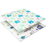 Ball Pits & Play Pens: VEVOR Baby Play Mat, 71""x79"" Extra Large Baby Crawling Mat, Non-Slip One-Piece Foam Baby Playmat, Foldable Reversible Floor Mat with Travel Bag, Waterproof Activity Playmat for Babies Toddlers Infants