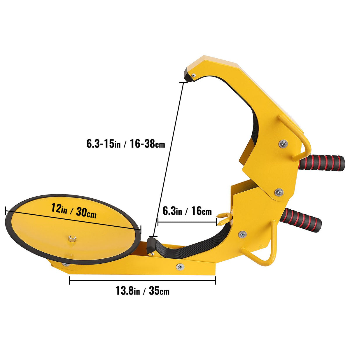 Wheel Lock Clamp, 2-Pack Trailer Wheel Lock, Heavy-Duty Anti Theft Tire Lock, Adjustable Tire Boot Lock Tire Claw, Trailer Wheel Locks for RV Trailers, Cars, Trucks, SUVs