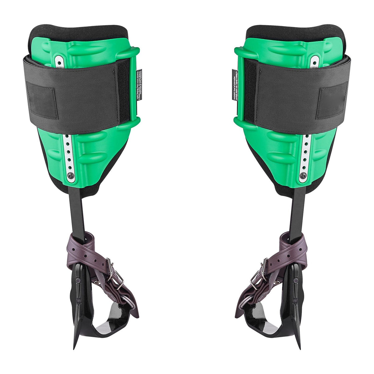 Tree Climbing Spikes Set, Height-Adjustable Tree Climbing Gear with Straps & Spike Protectors, 159 kg Load Capacity, Heavy Duty Steel Climb Spurs Arborist Equipment for Fruit Picking Hunting