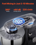 Food Mixers & Blenders: VEVOR Stand Mixer 5.68 L Electric Dough Mixer 1100W 6 + P Speeds Food Beater