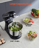 Food Mixers & Blenders: VEVOR Stand Mixer 5.68 L Electric Dough Mixer 1100W 6 + P Speeds Food Beater