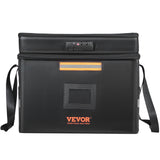 Cosmetic & Toiletry Bags: VEVOR Fireproof Document Box, Fireproof Document Bag with Lock 2000_, Fireproof and Waterproof File Box 450x140x315 mm with Zipper & Handle, for Money, Documents, Jewelry and Passport