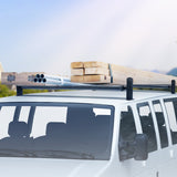 Cross Bar: VEVOR 2 Bars Van Roof Ladder Rack 500 LBS Adjustable 35.8" to 57.5" Alloy Steel