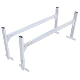 Cross Bar: VEVOR Van Roof Ladder Rack, 2 Bars Aluminum Alloy Roof Ladder Racks, 181 kg Capacity Rain-Gutter Van Roof Rack, Adjustable Length 1300-2060 mm, Van Ladder Rack for Van, Cargo, Trailer