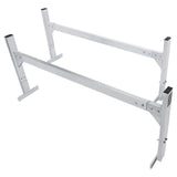 Cross Bar: VEVOR Van Roof Ladder Rack, 2 Bars Aluminum Alloy Roof Ladder Racks, 181 kg Capacity Rain-Gutter Van Roof Rack, Adjustable Length 1300-2060 mm, Van Ladder Rack for Van, Cargo, Trailer