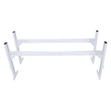 Cross Bar: VEVOR Van Roof Ladder Rack, 2 Bars Aluminum Alloy Roof Ladder Racks, 181 kg Capacity Rain-Gutter Van Roof Rack, Adjustable Length 1300-2060 mm, Van Ladder Rack for Van, Cargo, Trailer