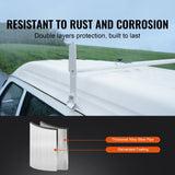 Cross Bar: VEVOR 2-Bar Van Roof Ladder Rack Alloy Adjustable 47.2"-78.7" for Full-Size Vans