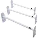 Cross Bar: VEVOR Van Roof Ladder Rack, 3 Bars Alloy Steel Roof Racks, 750 LBS Capacity Rain-Gutter Roof Rack, Adjustable Length 40.2" to 74.8", Van Ladder Rack Compatible with Chevrolet Express, GMC Savana, etc