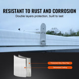 Cross Bar: VEVOR Van Roof Ladder Rack, 3 Bars Alloy Steel Roof Racks, 750 LBS Capacity Rain-Gutter Roof Rack, Adjustable Length 40.2" to 74.8", Van Ladder Rack Compatible with Chevrolet Express, GMC Savana, etc