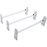 Cross Bar: VEVOR Van Roof Ladder Rack, 3 Bars Alloy Steel Roof Racks, 750 LBS Capacity Rain-Gutter Roof Rack, Adjustable Length 40.2" to 74.8", Van Ladder Rack Compatible with Chevrolet Express, GMC Savana, etc
