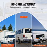 Cross Bar: VEVOR 3-Bar Van Roof Ladder Rack Adjustable 56.3"-61.4" for Full-Size Vans