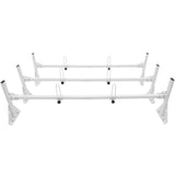 Cross Bar: VEVOR 3-Bar Van Roof Ladder Rack Adjustable 56.3"-61.4" for Full-Size Vans