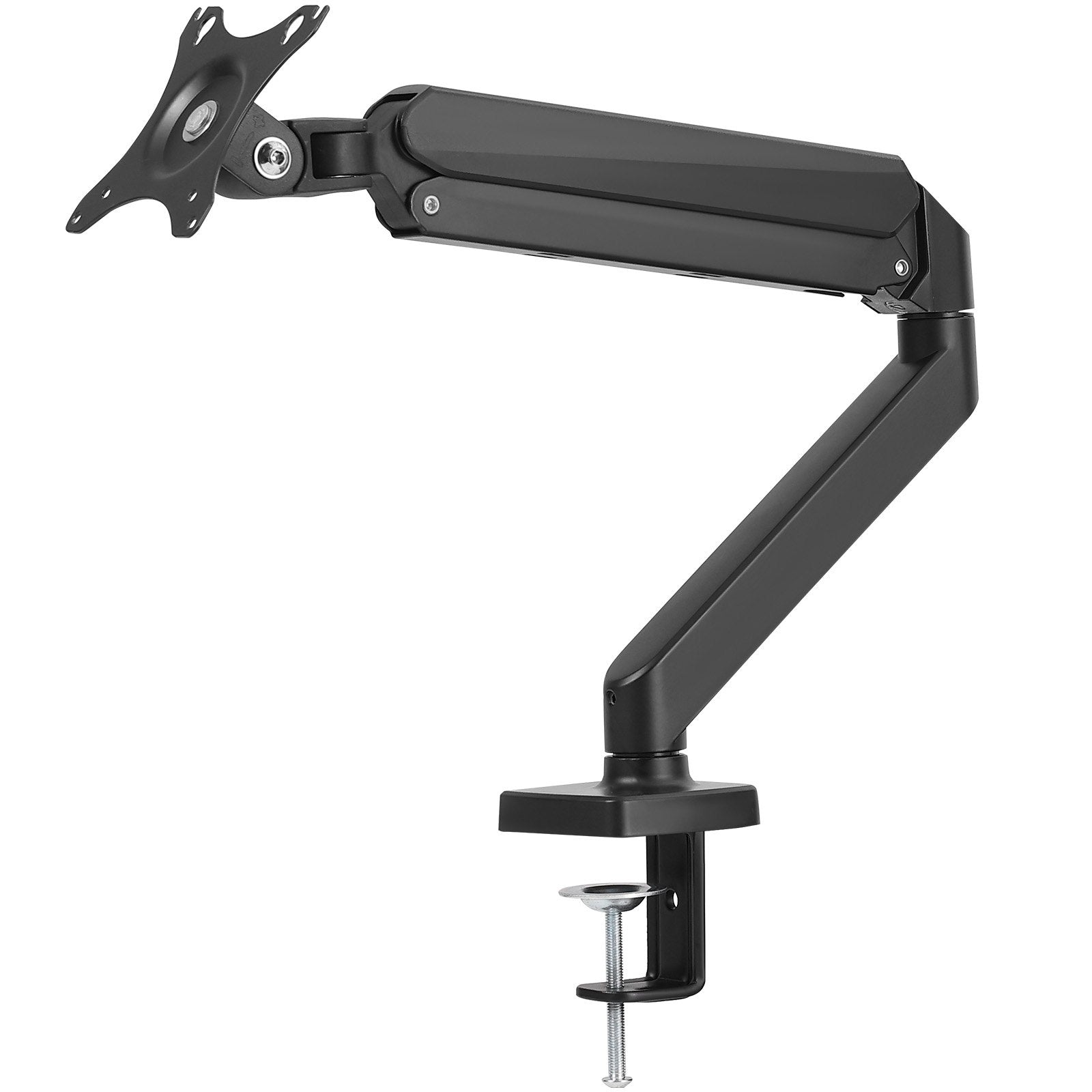 Computer Monitors & Accessories: VEVOR Single Monitor Mount, Supports 13"-32", 330-813 mm Screen, Fully Adjustable Gas Spring Monitor Arm, Hold up to 9.1 kg, Computer Monitor Stand Holder with C-Clamp/Grommet Mounting Base, VESA Mount Bracket