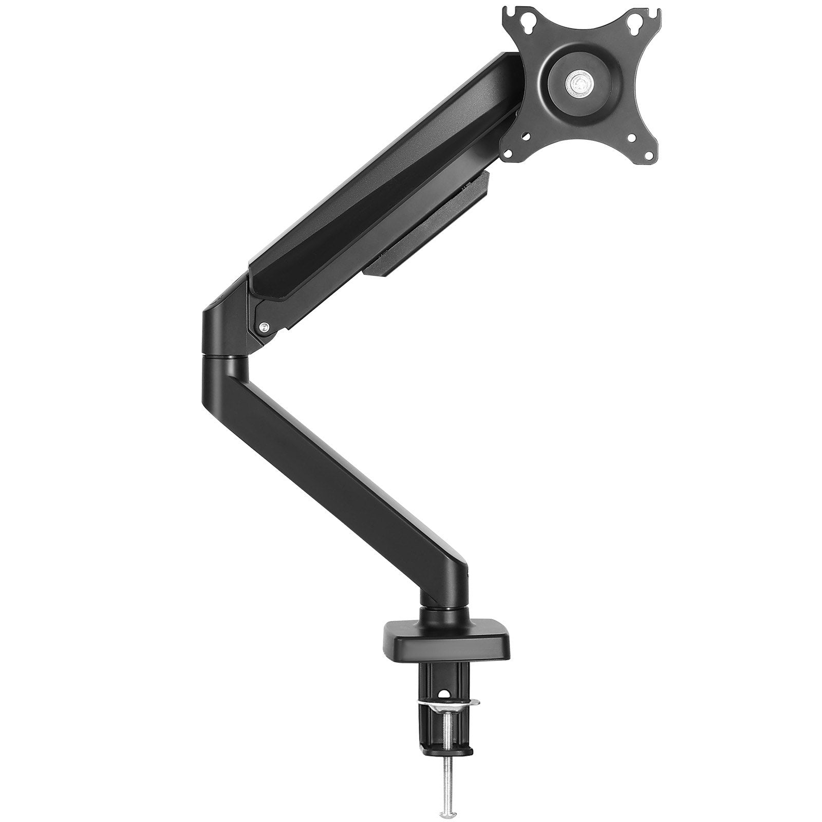 Computer Monitors & Accessories: VEVOR Single Monitor Mount, Supports 13"-32", 330-813 mm Screen, Fully Adjustable Gas Spring Monitor Arm, Hold up to 9.1 kg, Computer Monitor Stand Holder with C-Clamp/Grommet Mounting Base, VESA Mount Bracket