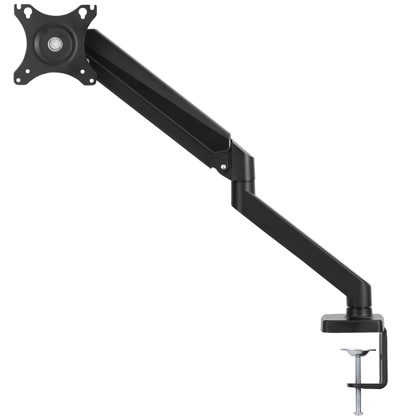 Computer Monitors & Accessories: VEVOR Single Monitor Mount, Supports 13"-32", 330-813 mm Screen, Fully Adjustable Gas Spring Monitor Arm, Hold up to 9.1 kg, Computer Monitor Stand Holder with C-Clamp/Grommet Mounting Base, VESA Mount Bracket