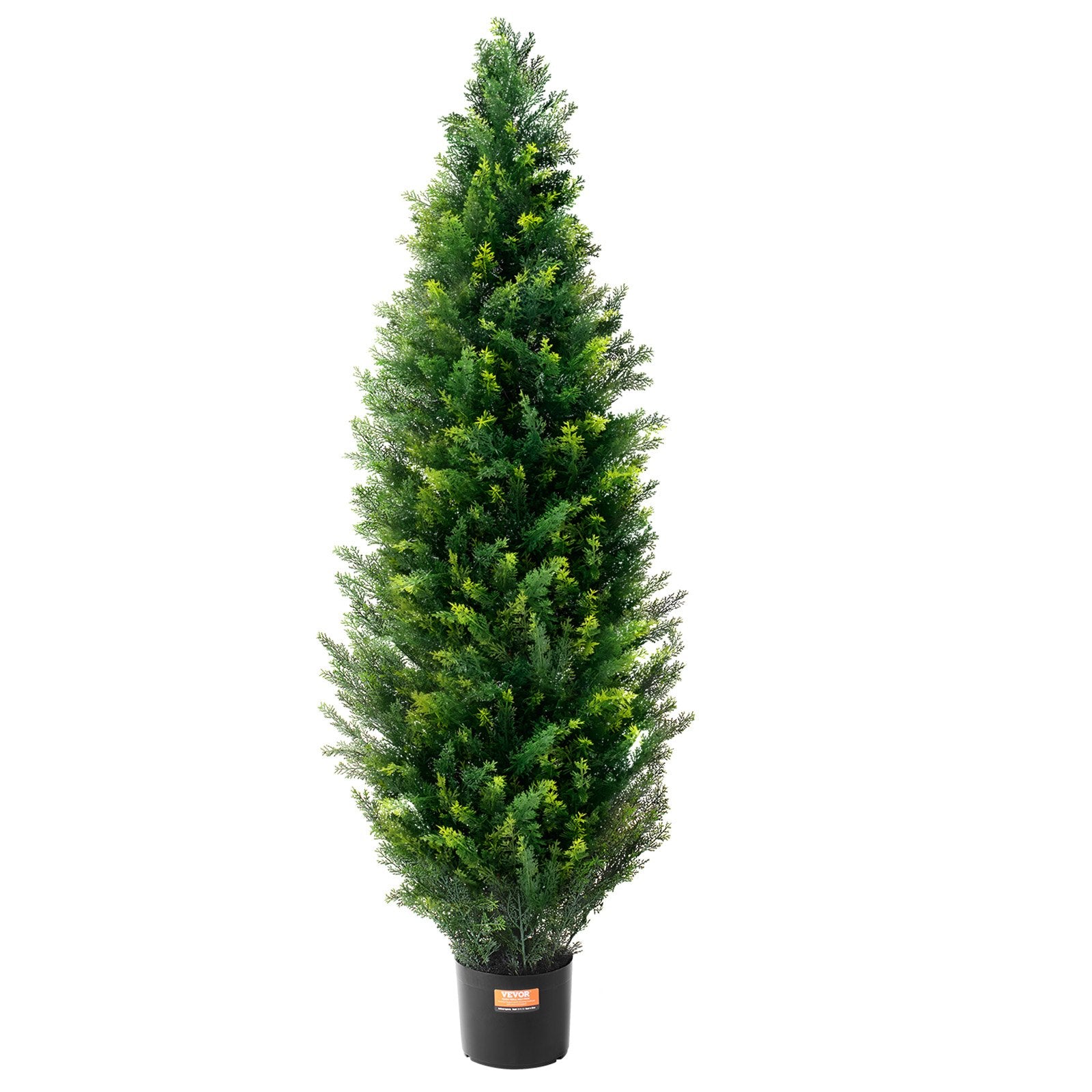 Canopies & Gazebos: VEVOR 2 Pack 4' Artificial Cedar Topiary Tree Faux Plant UV Decor In/Outdoor