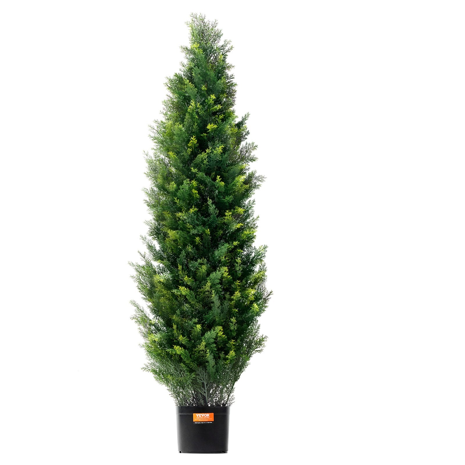 Canopies & Gazebos: VEVOR 2 Pack 4' Artificial Cedar Topiary Tree Faux Plant UV Decor In/Outdoor