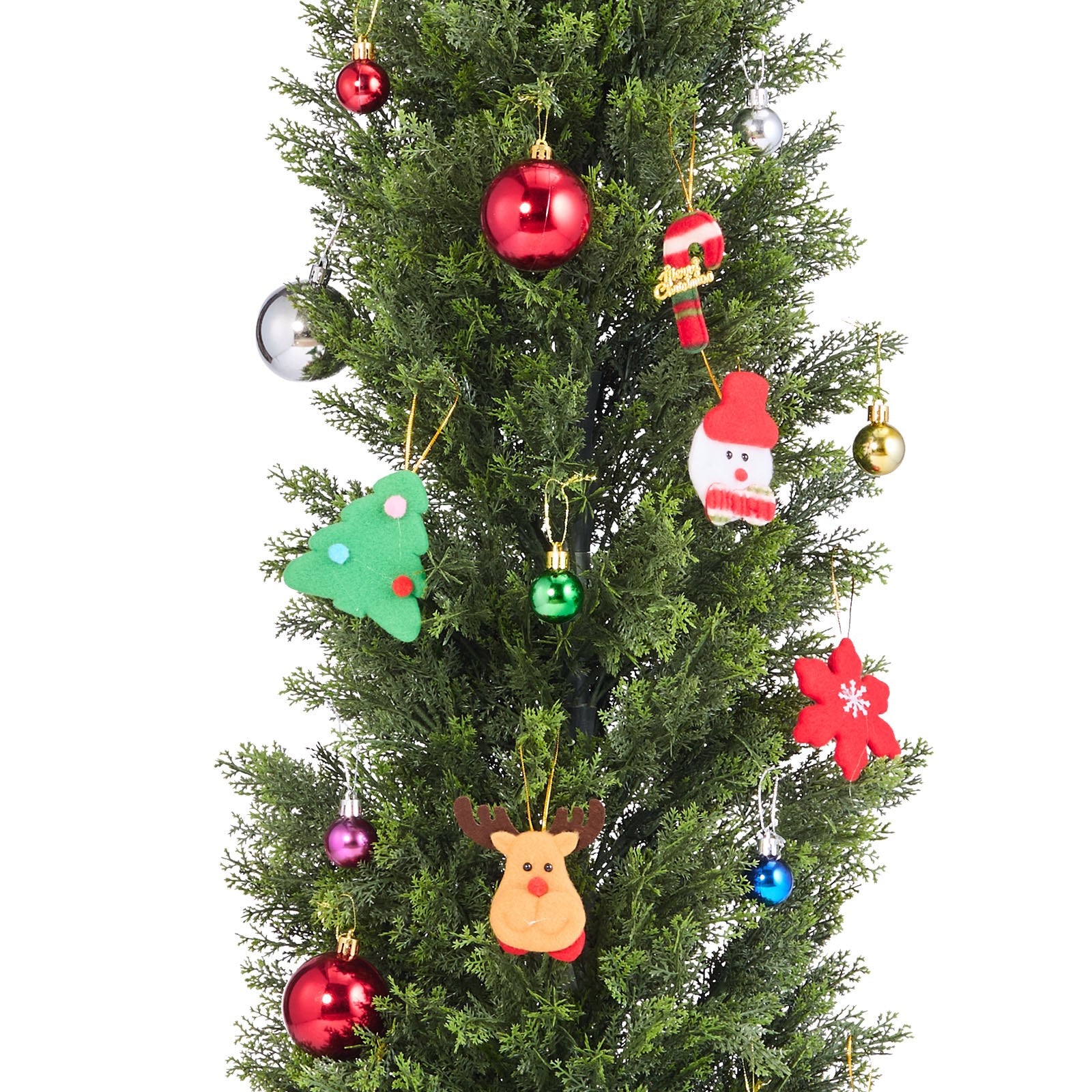 Artificial Trees: VEVOR Artificial Topiary Cedar Trees, 2 Set 1524mm Faux Pine Shrubs Plants, Fake Silk Tree Look Real, Easy Assembly for Decor Front Porch Outdoor Patio Garden Balcony Backyard Indoor Office