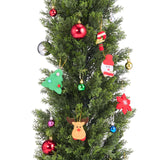 Artificial Trees: VEVOR Artificial Topiary Cedar Trees, 2 Set 1524mm Faux Pine Shrubs Plants, Fake Silk Tree Look Real, Easy Assembly for Decor Front Porch Outdoor Patio Garden Balcony Backyard Indoor Office