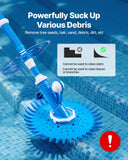 Pool Sweeps & Vacuums: VEVOR Suction Pool Cleaner, Automatic Pool Vacuum Cleaner, Suction Side Automatic Pool Cleaner, Suction Vacuum Pool Sweeper with 12 Hoses, for In-ground and Above-ground Pool Up to 609.6 x 1066.8 cm