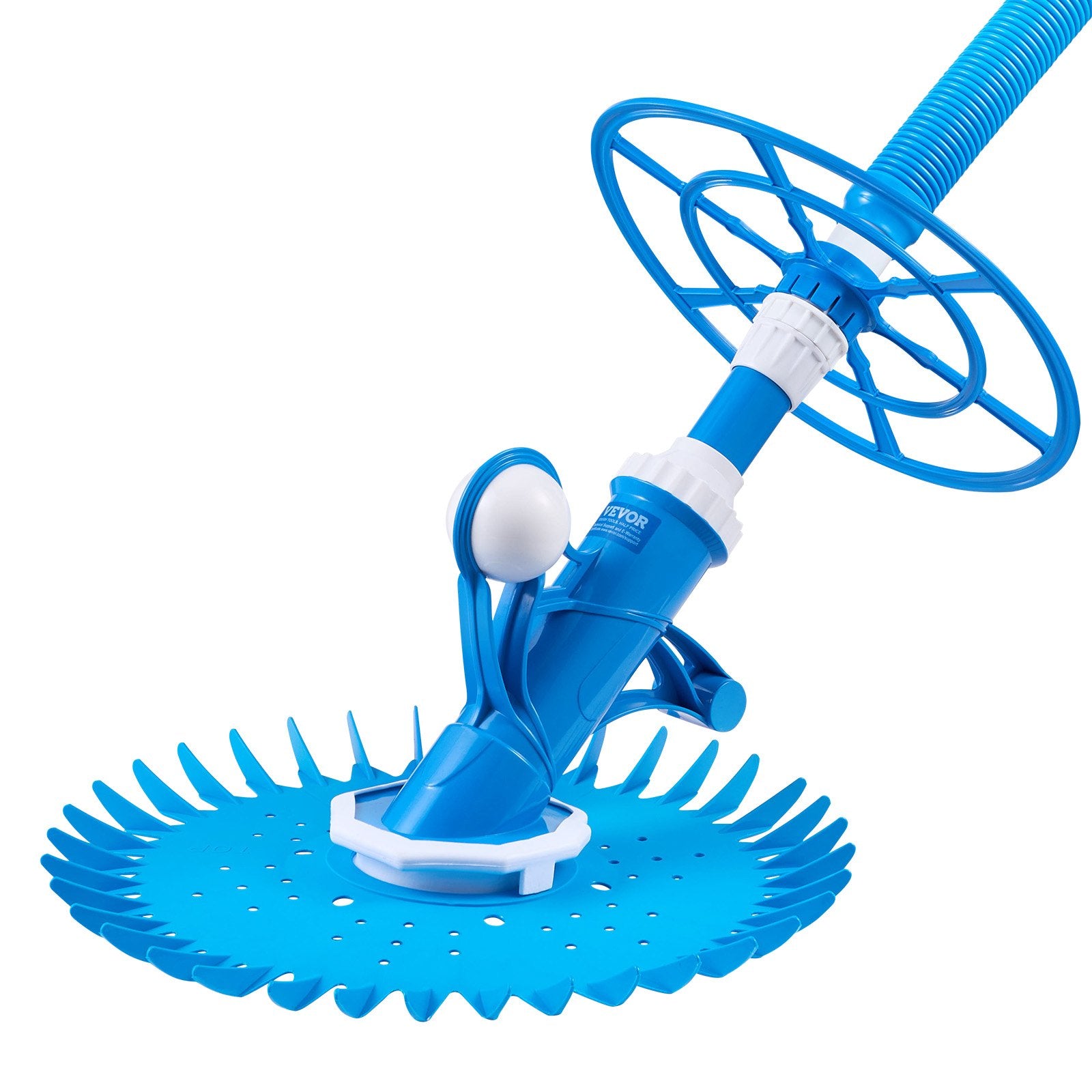 Pool Sweeps & Vacuums: VEVOR Suction Pool Cleaner, Automatic Pool Vacuum Cleaner, Suction Side Automatic Pool Cleaner, Suction Vacuum Pool Sweeper with 12 Hoses, for In-ground and Above-ground Pool Up to 609.6 x 1066.8 cm