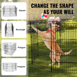 Dog Playpens & Gates: VEVOR Dog Playpen, 8 Pcs 30"H x 24"W Panels Foldable Metal Pet Exercise Pen, Dog Fence Indoor and Outdoor Pen with Door, 600D Oxford Fabric Bottom Pad, Pet Playpen for Dogs, Cats, Other Small Animals