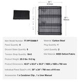 Dog Playpens & Gates: VEVOR Dog Playpen, 8 Pcs 30"H x 24"W Panels Foldable Metal Pet Exercise Pen, Dog Fence Indoor and Outdoor Pen with Door, 600D Oxford Fabric Bottom Pad, Pet Playpen for Dogs, Cats, Other Small Animals