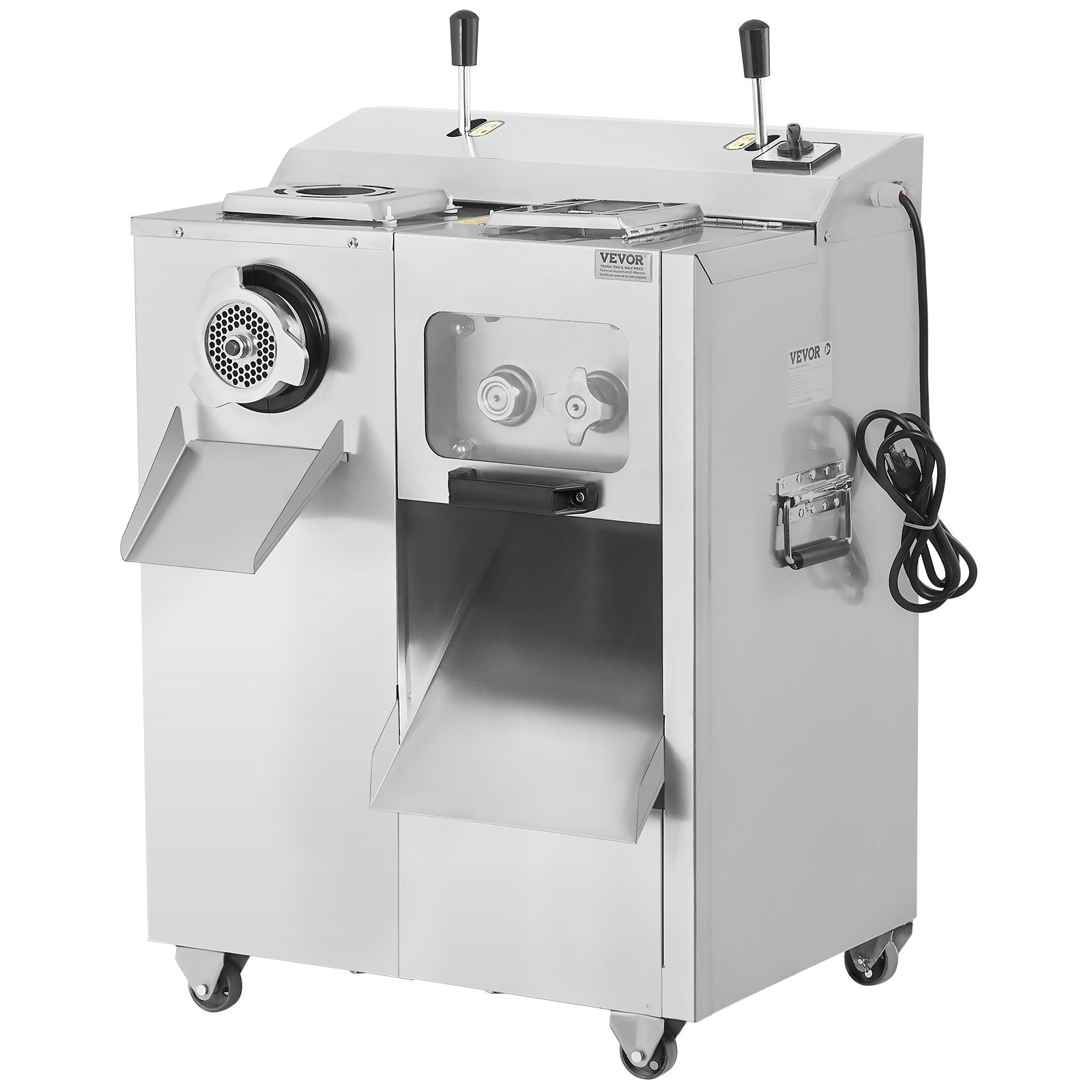 Commercial Electric Meat Grinder Slicer 6.35 kg/Min Sausage Stuffer Maker