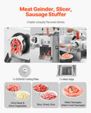 Speciality Appliances: VEVOR Commercial Electric Meat Grinder Slicer 6.35 kg/Min Sausage Stuffer Maker