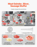 Speciality Appliances: VEVOR Commercial Electric Meat Grinder Slicer 4.99 kg/Min Sausage Stuffer Maker