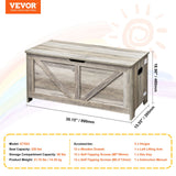 Toy Boxes: VEVOR Kids Toy Storage Bench Wooden Toy Box Chest 38.98 x 15.55 x 18.9 in Gray