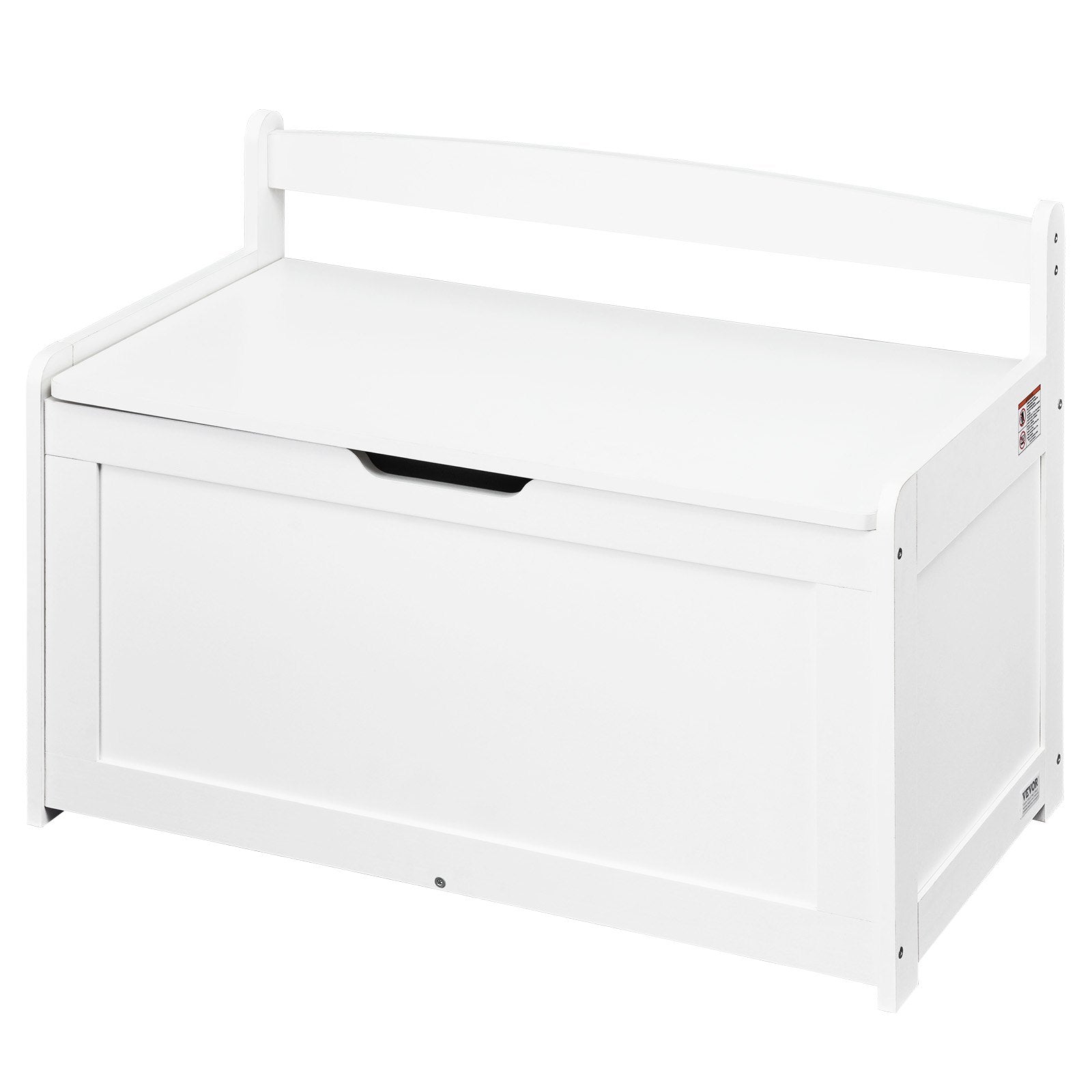Basketball & Basketball Accessories: VEVOR Kids Toy Storage Bench Wooden Toy Box Chest 32.68 x 17.91 x 24.02" White