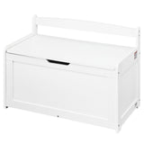 Basketball & Basketball Accessories: VEVOR Kids Toy Storage Bench Wooden Toy Box Chest 32.68 x 17.91 x 24.02" White