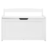 Basketball & Basketball Accessories: VEVOR Kids Toy Storage Bench Wooden Toy Box Chest 32.68 x 17.91 x 24.02" White