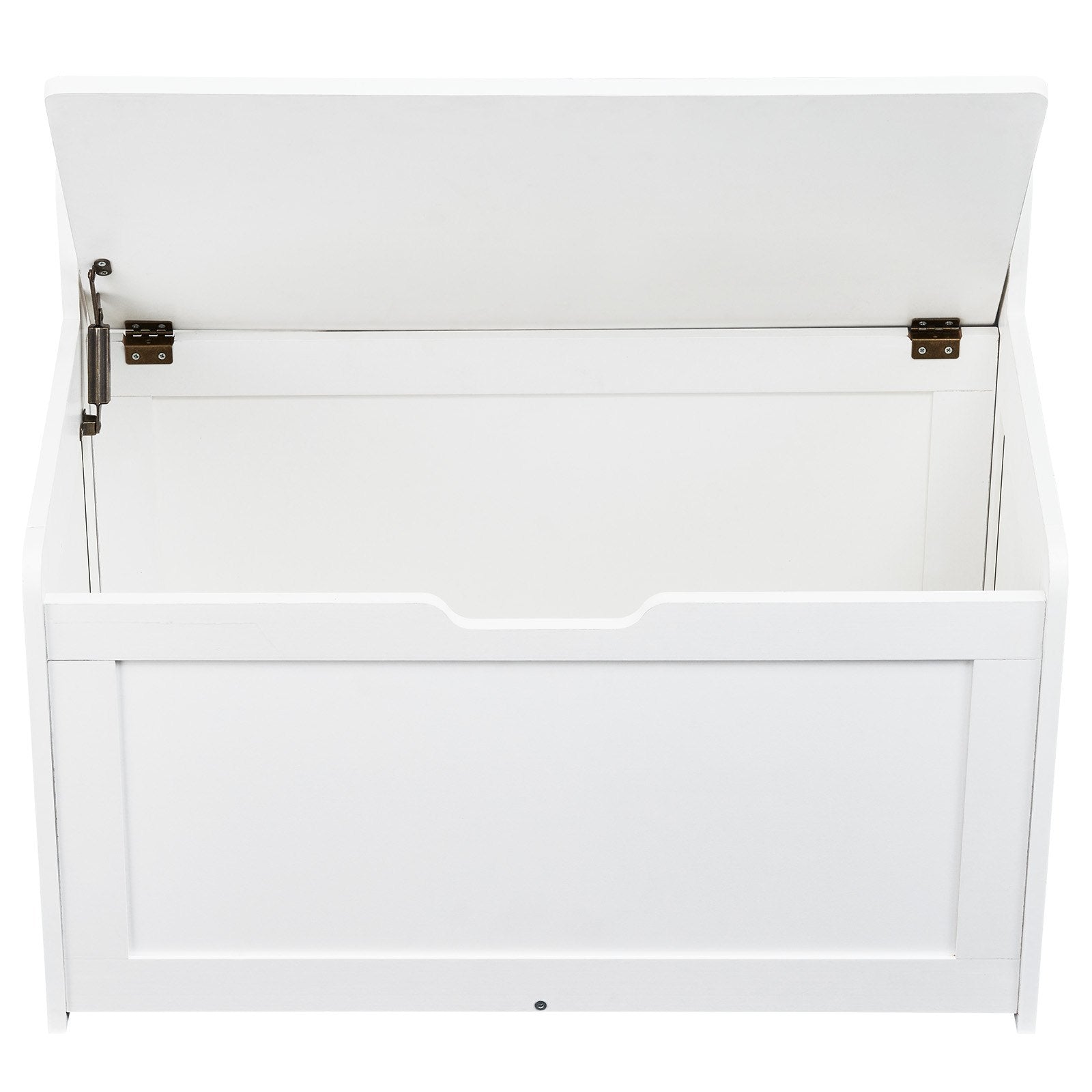 Basketball & Basketball Accessories: VEVOR Kids Toy Storage Bench Wooden Toy Box Chest 32.68 x 17.91 x 24.02" White