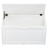 Basketball & Basketball Accessories: VEVOR Kids Toy Storage Bench Wooden Toy Box Chest 32.68 x 17.91 x 24.02" White