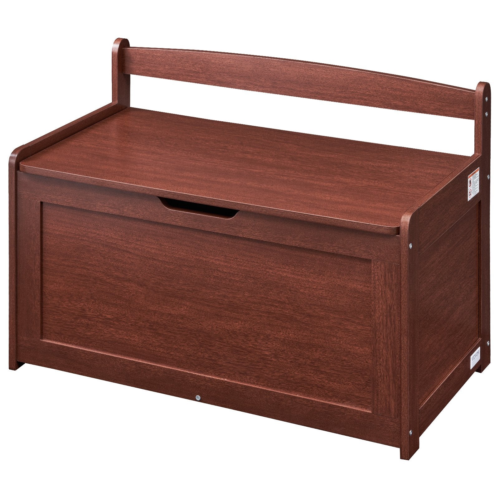 Toy Boxes: VEVOR Kids Toy Storage Bench Wooden Toy Box Chest 32.68 x 17.91 x 24.02" Cherry