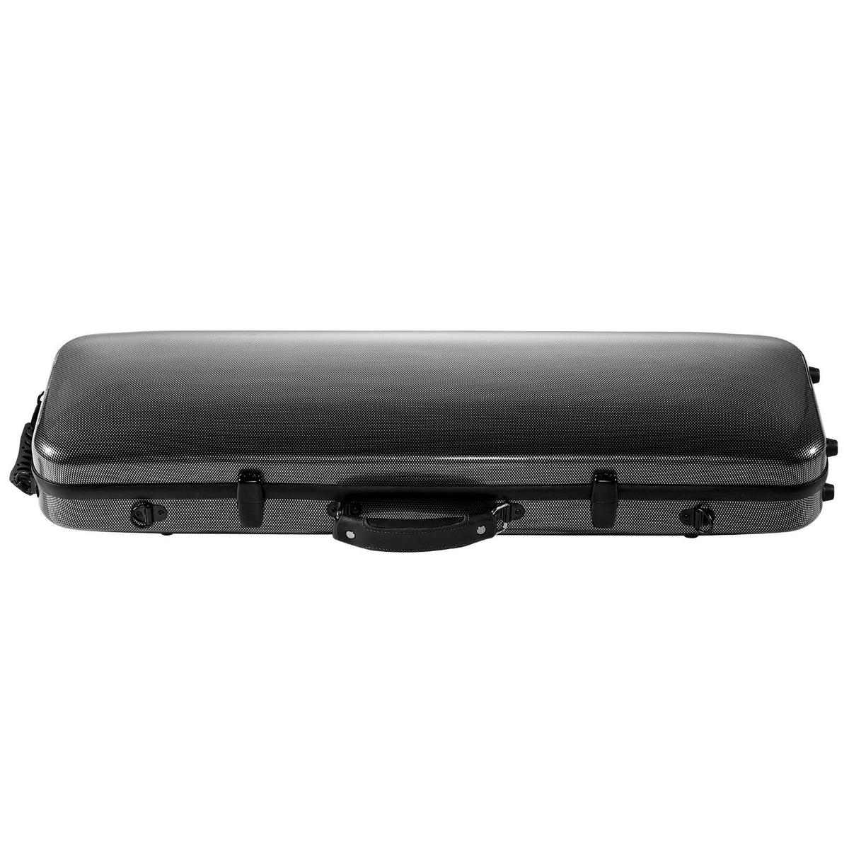 4/4 Full Size Violin Case, Built-in Hygrometer, Lightweight Portable Travel Carrying Bag, with Plush Lining, Shoulder Straps, Anti-Scratch, Professional Oblong Shape, for Violin, Black