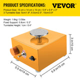 Disposable Cutlery: VEVOR Mini Pottery Wheel, 30W 0-2000 RPM Ceramic Wheel, Adjustable Speed DIY Clay Machines, Electric Sculpting Kits with 3 Turntables Trays and 16pcs Tools for Art Craft Work Molding Gift and Home DIY