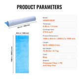 Dog Playpens & Gates: VEVOR Carpet Protection Film, 40" x 84' Floor and Surface Shield, Easy to Cut Simple Installation, Fiber Fabric Car Mat Protection Film Roll for Construction & Renovation,Blue