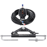 Boating Accessories: VEVOR 150HP Hydraulic Outboard Steering Kit Boat Marine System, Built-in Two-Way Lock Cylinder, 150HP Pump and High-Strength Nylon Hose for Single Station, Single-Engine use