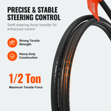 Bath Mats & Rugs: VEVOR Boat Steering Cable, 17 Feet Outboard Marine Rotary Steering Cable, 1/2 Ton High Tensile Strength, Steel Steering Wheel Cable Compatible with Most Single-Station Outboard Steering Systems