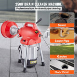 Gardening Tools: VEVOR Drain Cleaner Machine 66FT x 5/8In 250W Sectional Snake Auger Manual Feed