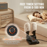 Men's Uggs & Slippers: VEVOR Foldable 2-Tube Shoe Dryer Boot Dryer with Heat Blower Black & Orange